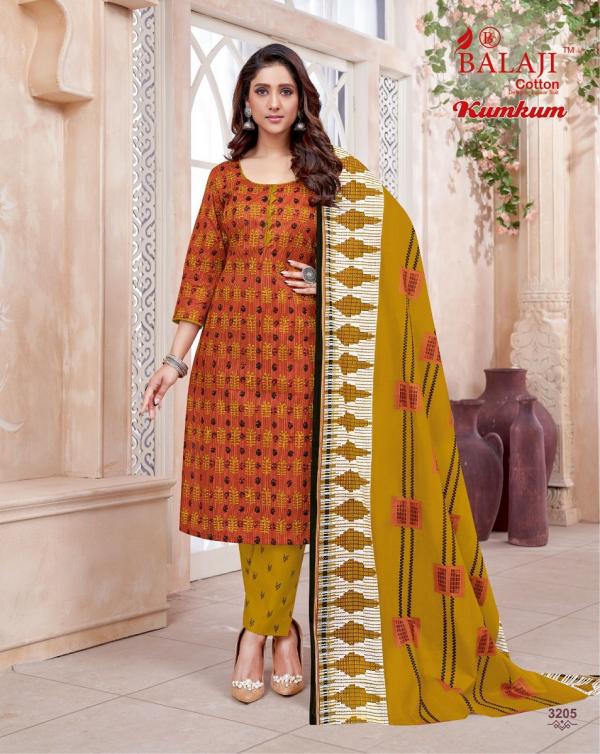 Balaji Kumkum Vol-32 Designer Kurti Bottom With Dupatta